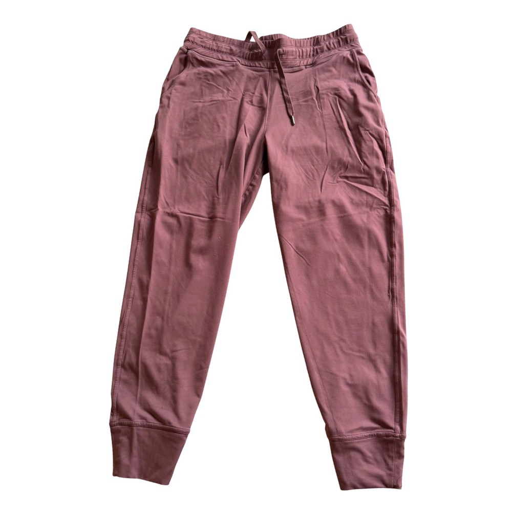 Tuff Athletics Joggers Mauve Pink Drawstring Waist Yoga Athleisure Lounge  M